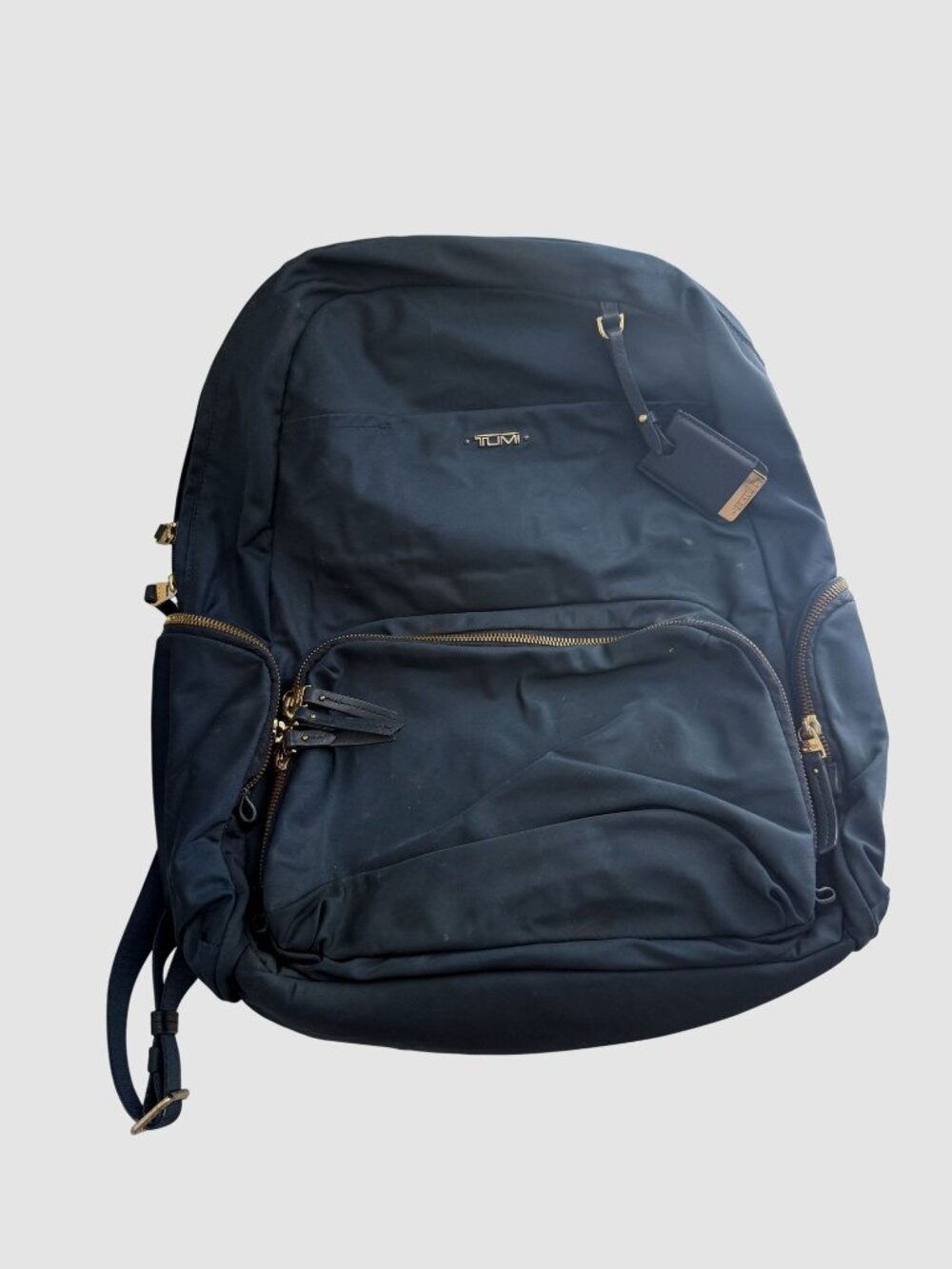 Tumi Backpack Blue 14 x 16 x 5 Multipocket [jb]